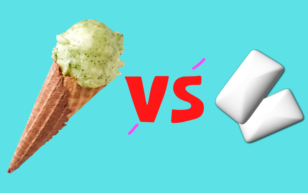 icream cream or gums