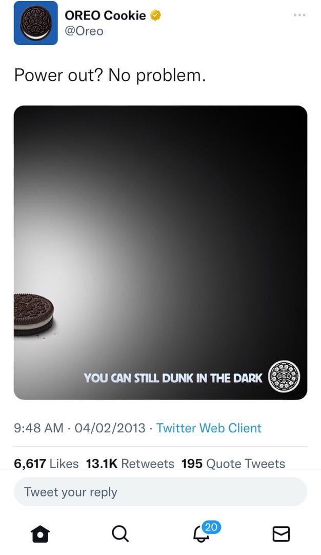 oreo twitter